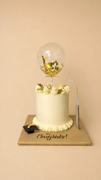 كيكة البالون للتخرج